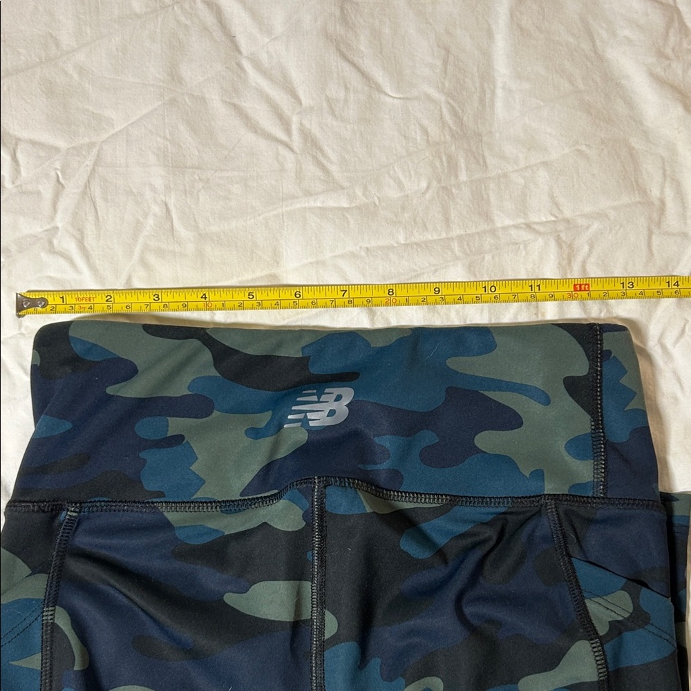 New Balance Blue Camo Leggings - Picture 2 of 3
